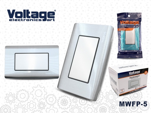 [MWFP-5] INTERRUPTOR C/ TAPA CIEGA METALICA